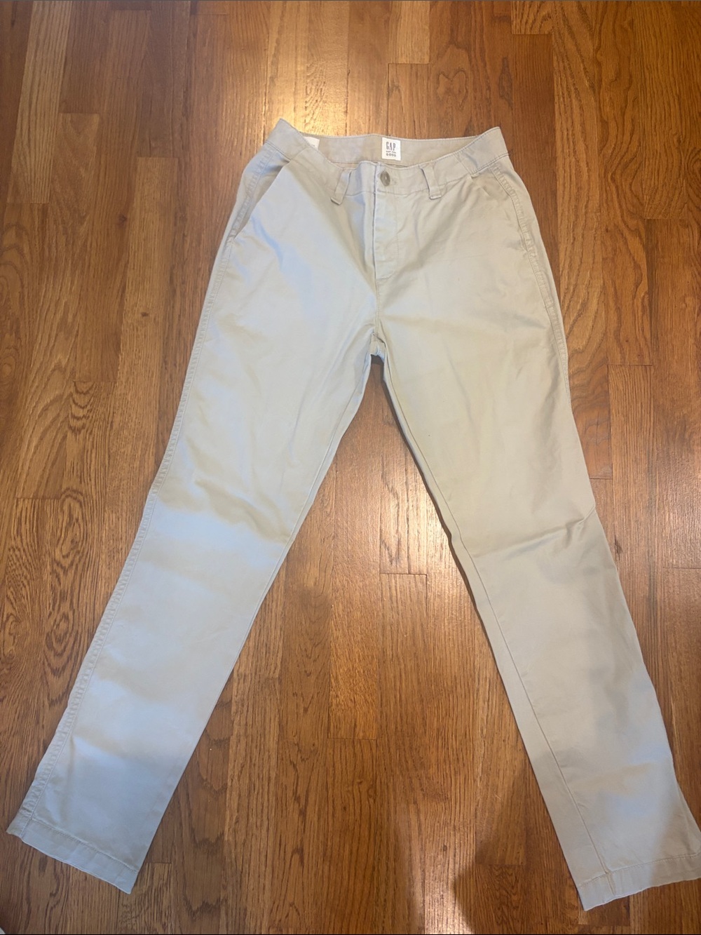 GAP Women's Light Beige Straight Leg Trousers